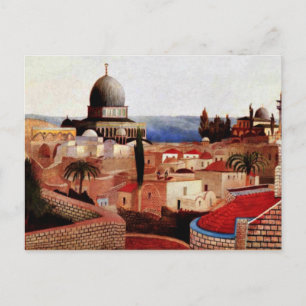 Csontvariatie - Uitzicht van het dode Zee van het  Briefkaart