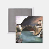 Csontvary- Romeinse Brug bij Mostar Magneet (Voorkant / Achterkant)