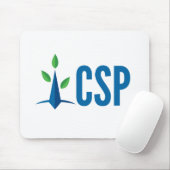 CSP eenvoudige logo Muismat (Met muis)