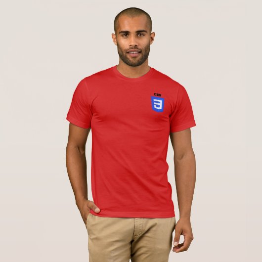 CSS3 Logo T-Shirt (Voorkant volledig)