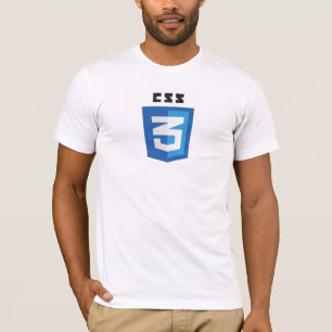 CSS3 Logo Witte T-shirt