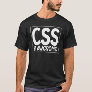 CSS computertaal CSS is Geweldige webdesigner T-shirt