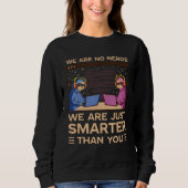 CSS HTML web developer programmer nerd geek couple Trui (Voorkant)