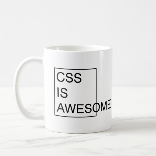 CSS IS GEWELDIGE mok (Links)