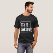 CSS is Geweldige Web Ontwikkelen T-shirt (Voorkant volledig)