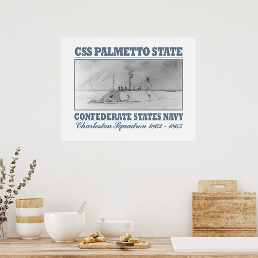 CSS-palmettostaat Poster (Keuken)