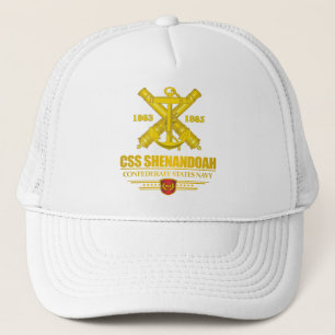 CSS Shenandoah (Marine Embleem) goud Trucker Pet