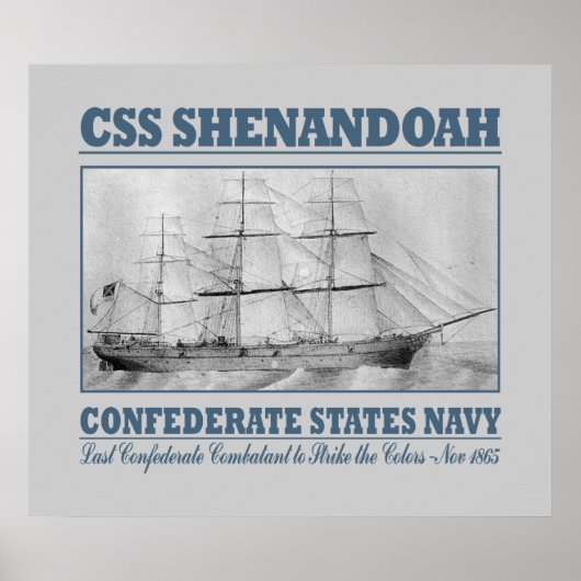CSS Shenandoah Poster (Voorkant)