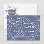 CStar of David Briefkaart (Voorkant / Achterkant)