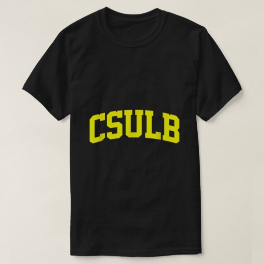 CSULB Arch Athletic College University Alumni Styl T-shirt (Design voorkant)
