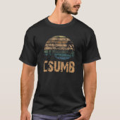 CSUMB Vintage Sunset Distressed T-shirt (Voorkant)