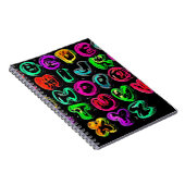 CSVL COLORFUL GRAFFITI ALPHABET LETTERS NOTITIEBOEK (Rechterzijde)