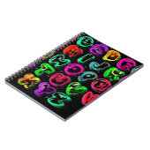 CSVL COLORFUL GRAFFITI ALPHABET LETTERS NOTITIEBOEK (Linkerzijde)