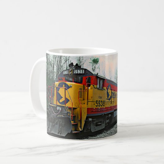 CSX Chessie Diesel Locomotive Train Koffiemok (Voorkant links)