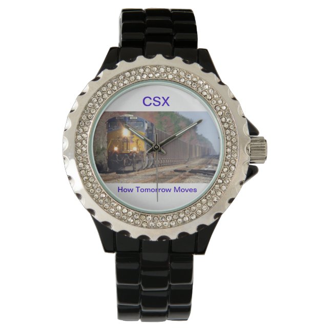 CSX Coal Train Watch Horloge (Voorkant)