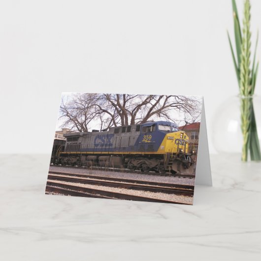 CSX Dash9 Kaart (Voorkant)