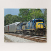 CSX Diesel trein achtergrond Jigsaw Puzzel (Horizontaal)