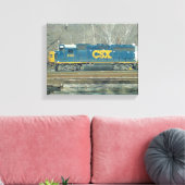 CSX Dieselmotor Canvas Afdruk (Insitu (Woonkamer))