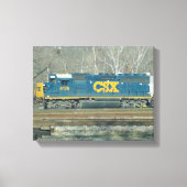 CSX Dieselmotor Canvas Afdruk (Voorkant)