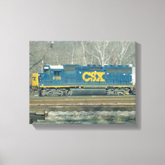 CSX Dieselmotor Canvas Afdruk