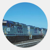CSX, EMD RONDE STICKER (Voorkant)