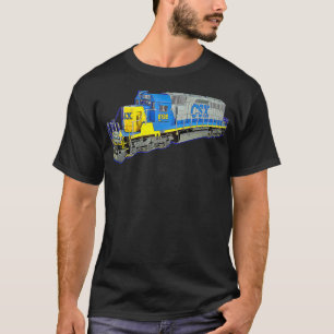 CSX-engine voor goederentreinen T-shirt