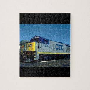 CSX GE B36-7 #5835, 1990_Trains Legpuzzel
