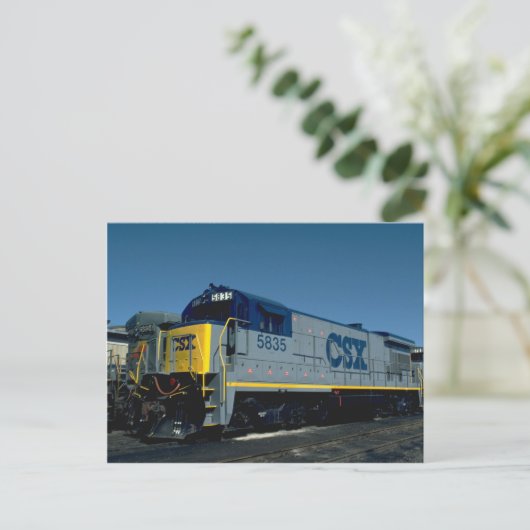 CSX GE B36-7 BRIEFKAART (Staand voorkant)
