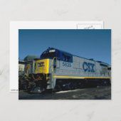 CSX GE B36-7 BRIEFKAART (Voorkant / Achterkant)