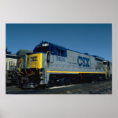 CSX GE B36-7 POSTER (Voorkant)