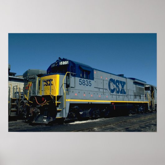 CSX GE B36-7 POSTER (Voorkant)