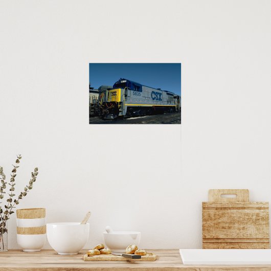 CSX GE B36-7 POSTER (Keuken)