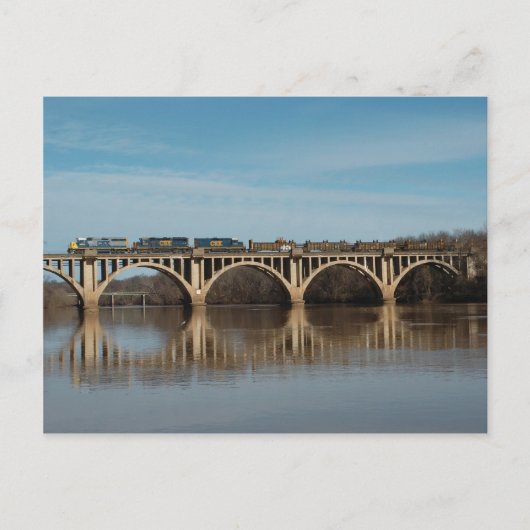 CSX in Fredericksburg Briefkaart (Voorkant)