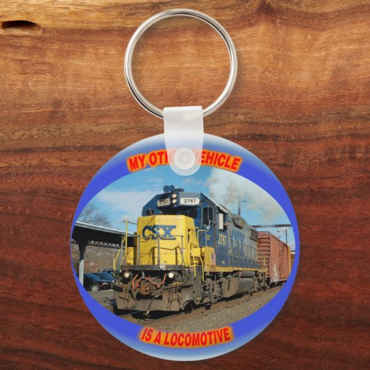 CSX-locomotief Sleutelhanger (Voorkant)