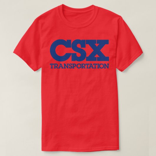 Csx Transportation Blue Version T-shirt (Design voorkant)