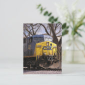 CSX-trein Briefkaart (Staand voorkant)