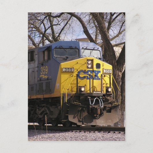 CSX-trein Briefkaart (Voorkant)