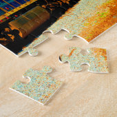 CSX Yellow Blue Diesel Locomotive Railroad Train Legpuzzel (Zijkant)