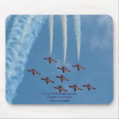CT-114 Tutor Sneeuwvogels Subsonic Jets Mousepad Muismat (Voorkant)