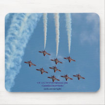CT-114 Tutor Sneeuwvogels Subsonic Jets Mousepad