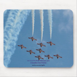 CT-114 Tutor Sneeuwvogels Subsonic Jets Mousepad Muismat