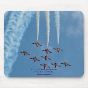 CT-114 Tutor Sneeuwvogels Subsonic Jets Mousepad Muismat