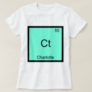 Ct - Charlotte Grappig Element Chemie T-Shirt