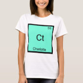 Ct - Charlotte Grappig Element Chemie T-Shirt (Voorkant)