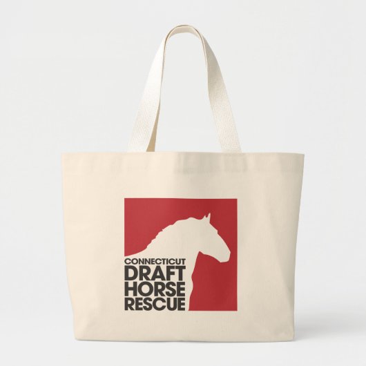 CT Concepttest voor paardenredding canvas tas (Voorkant)