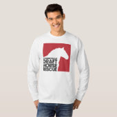 CT Draft Horse Rescue long hoeve T-shirt (Voorkant volledig)