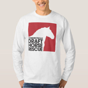 CT Draft Horse Rescue long hoeve T-shirt