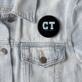 CT Tech CAT Scan Tech Skelet Radiologie Afdeling Ronde Button 5,7 Cm (In situ)