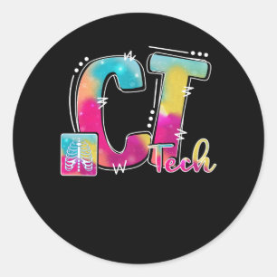 CT Tech Life Computed Tomography Tech Week Technol Ronde Sticker