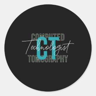 CT-tech radioloog computertomografie Ronde Sticker